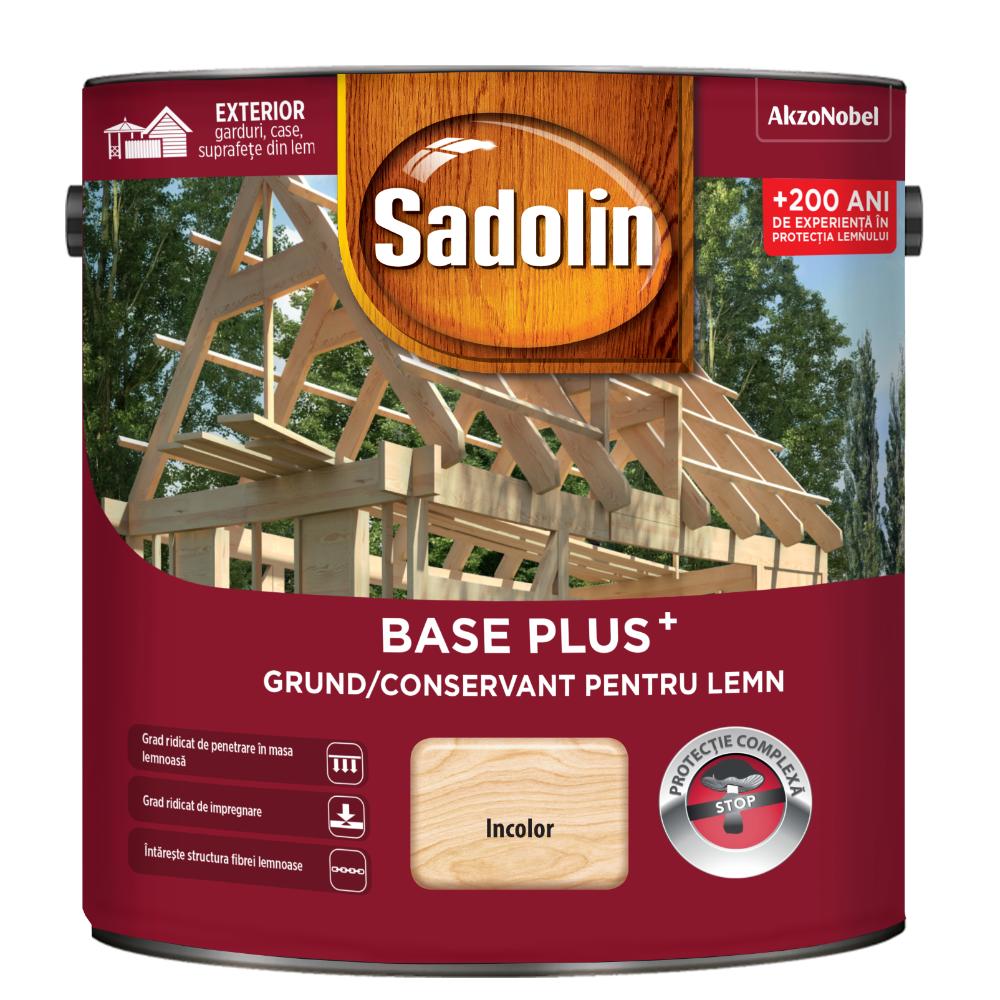 Grund pentru lemn, Sadolin Base Plus NG, incolor, 2.5 l