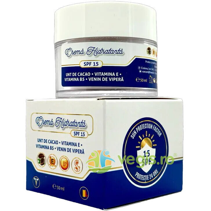 Crema Hidratanta cu Unt de Cacao, Vitamina E ,B5 si Venin de Vipera 50ml