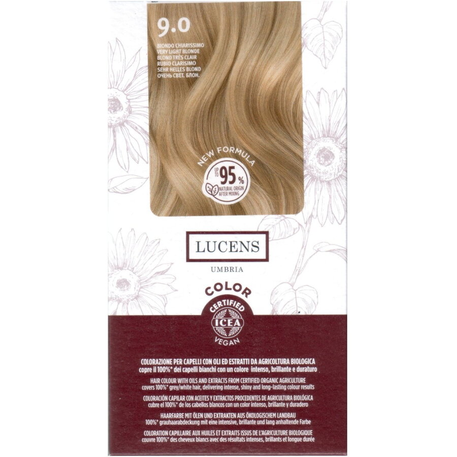 Vopsea de Par fara Amoniac Blond Foarte Deschis 9.0 50ml