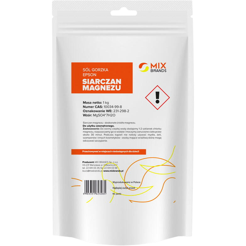 Sare Amara (Sare Epsom) - Sulfat de Magneziu 1kg
