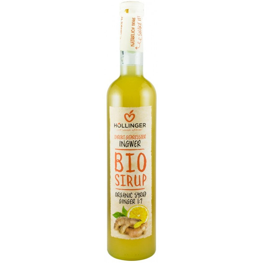 Sirop din Ghimbir si Lamaie Ecologic/Bio 500ml