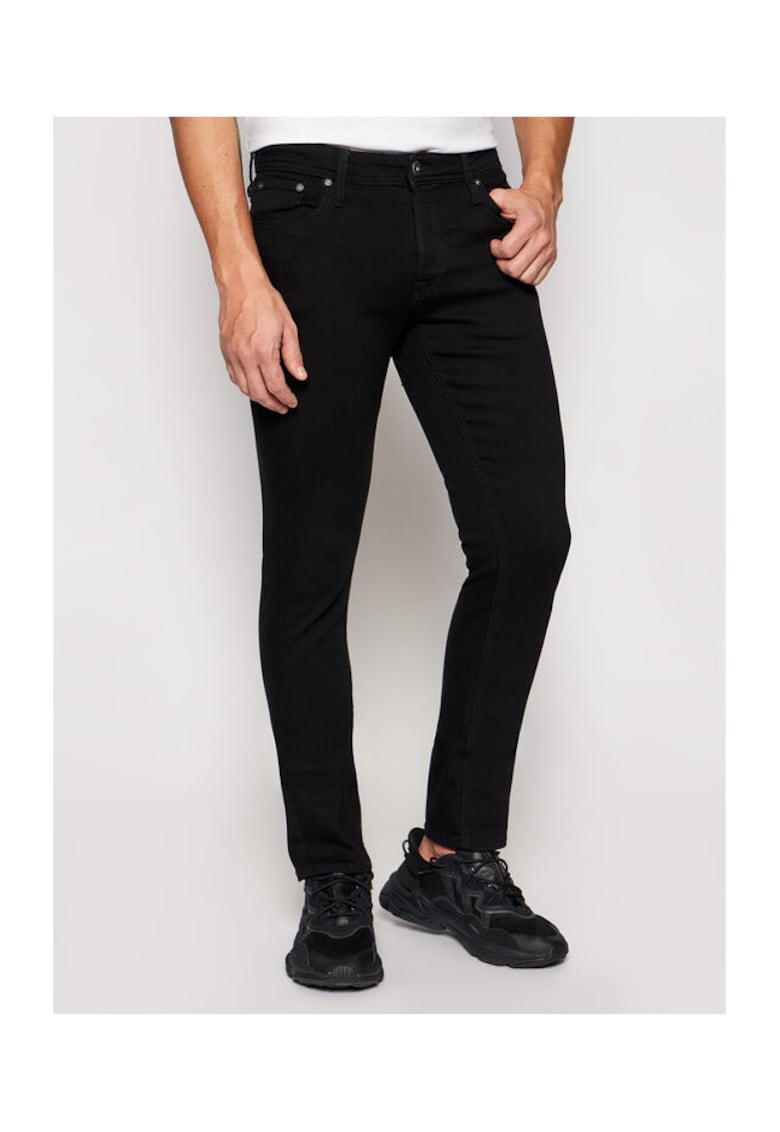 Blugi Barbati - Jack Jones - 208514576 - Bumbac - Poliester - W34-L36 US - Negru