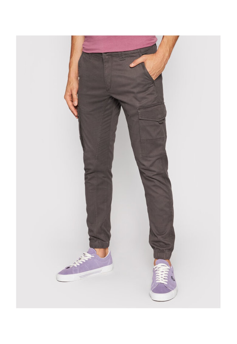 Pantaloni barbati -  208742917 - Bumbac organic - W28-L32 US - Gri