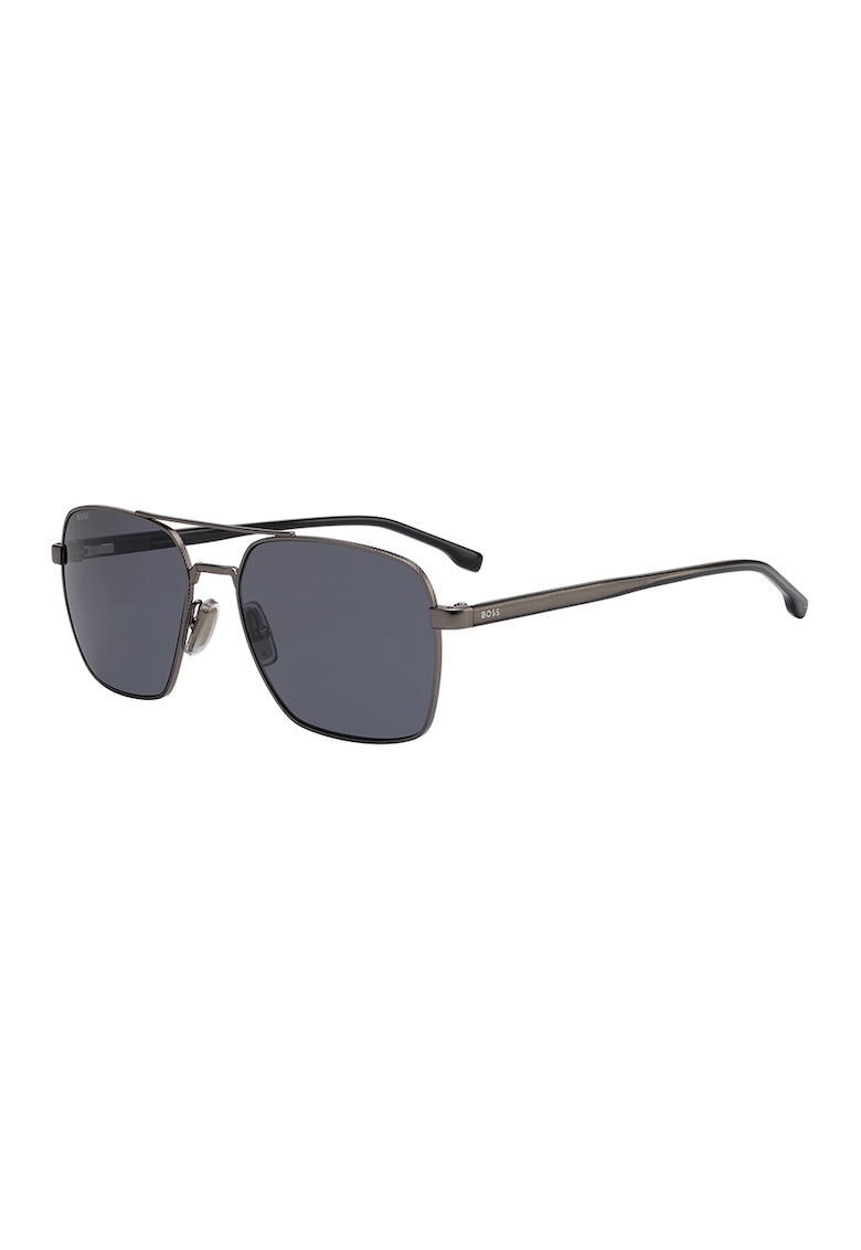 Ochelari de soare aviator cu detaliu cu logo discret - Bronz