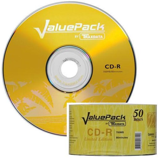 CD-R 50 bucati, 52x, 700 MB, value pack