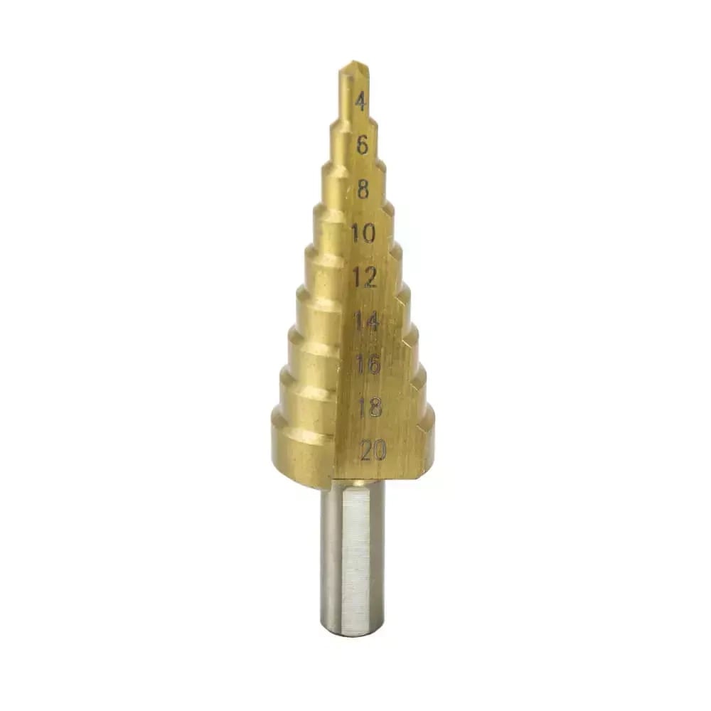 Burghiu pentru metal in trepte HSS TIN, 4 - 20 mm