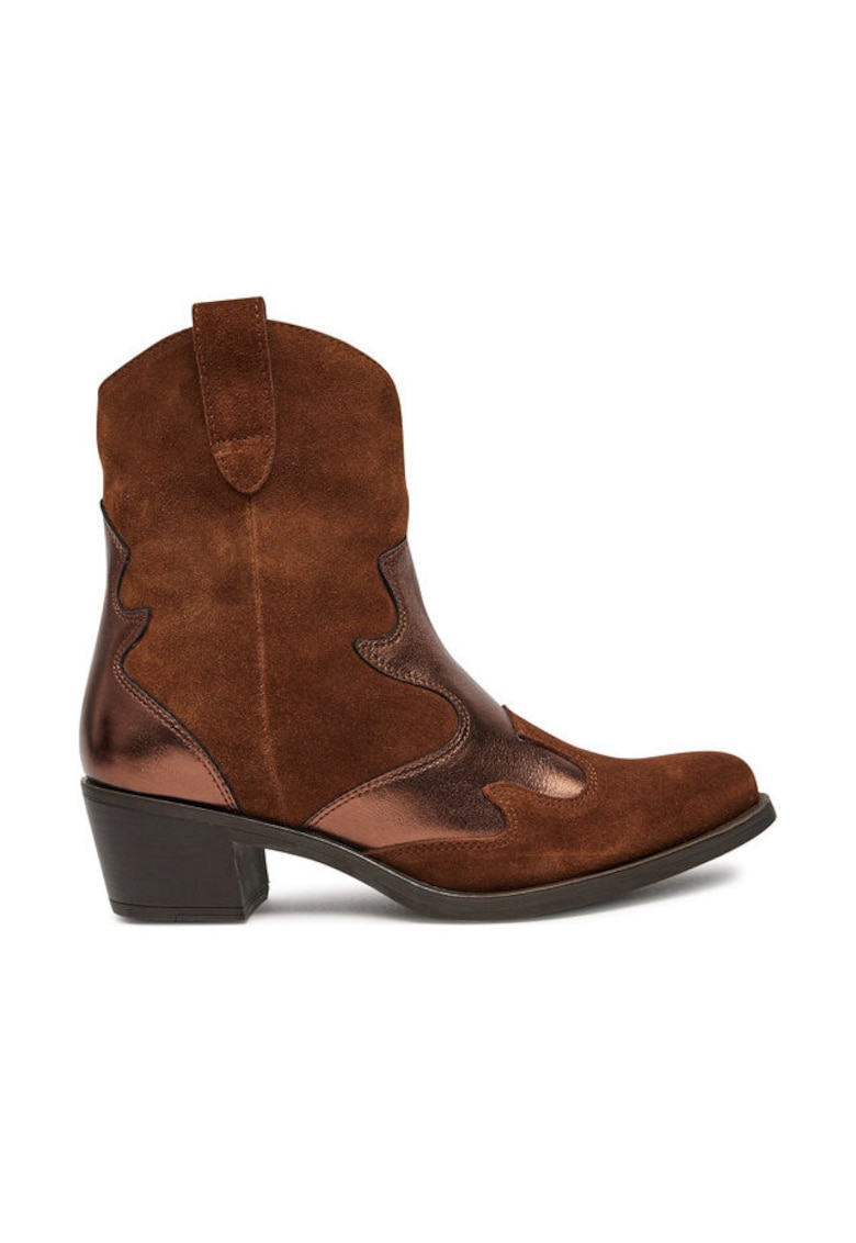 Ghete de cowboy  piele-naturala