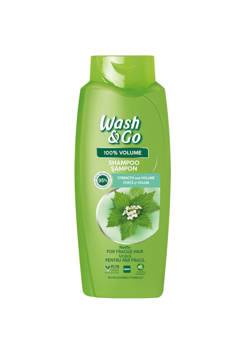 Sampon  cu extract de urzica pentru par cu tendinte de rupere - Urzica - 675 ml