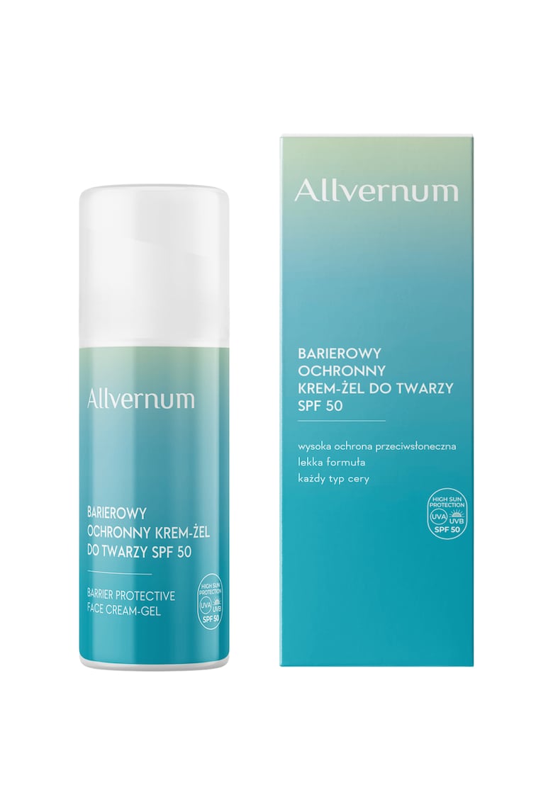 Crema-gel SPF50  50 ml - textura usoara - protectie solara ridicata