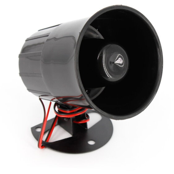 Sirena Auto 1 Ton 20W Negru