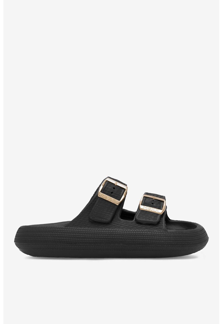 Papuci dama  5905588525455 - Sintetic - Negru - Negru
