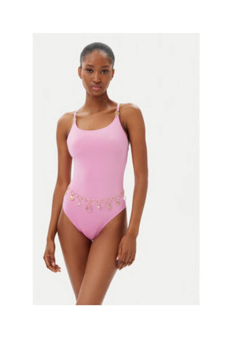 Costum de baie cu decolteu adanc pe spate