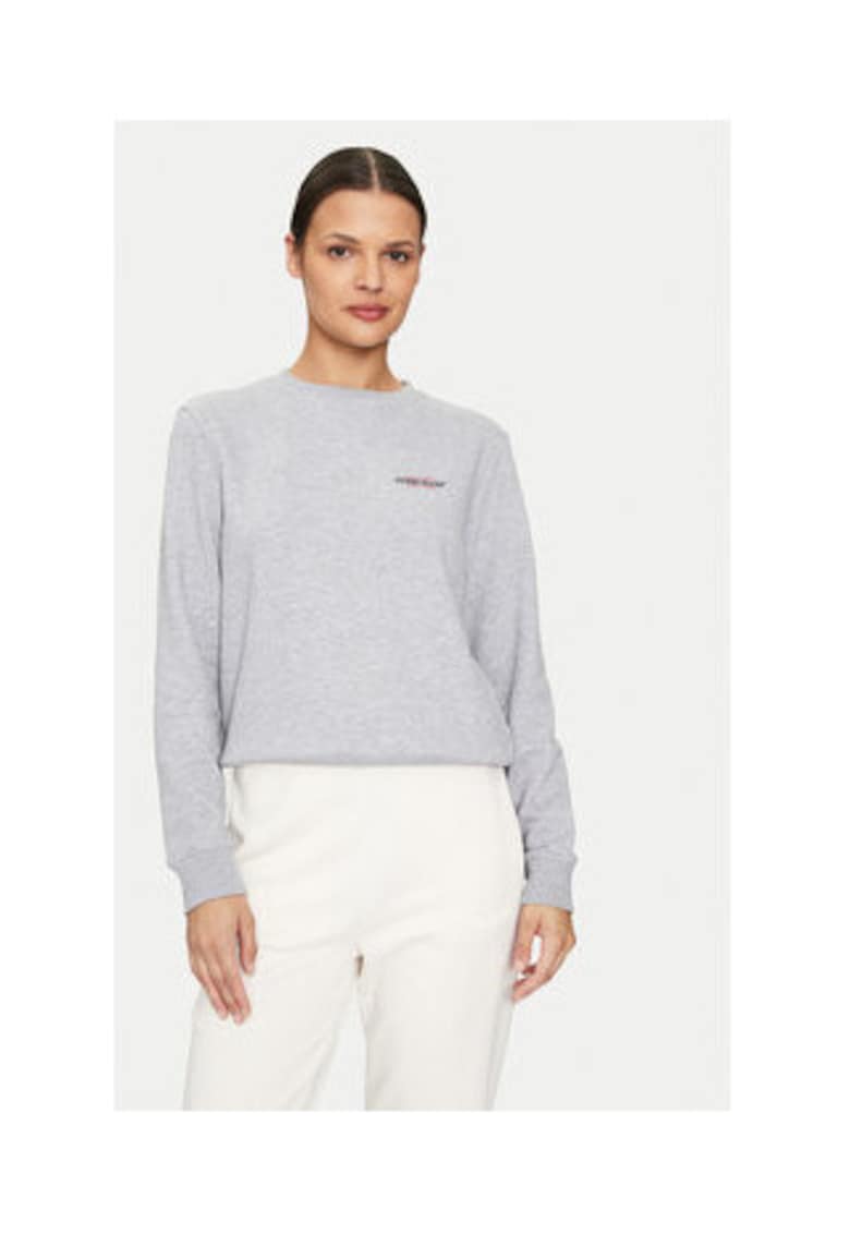 Bluza de trening cu logo discret din amestec de bumbac
