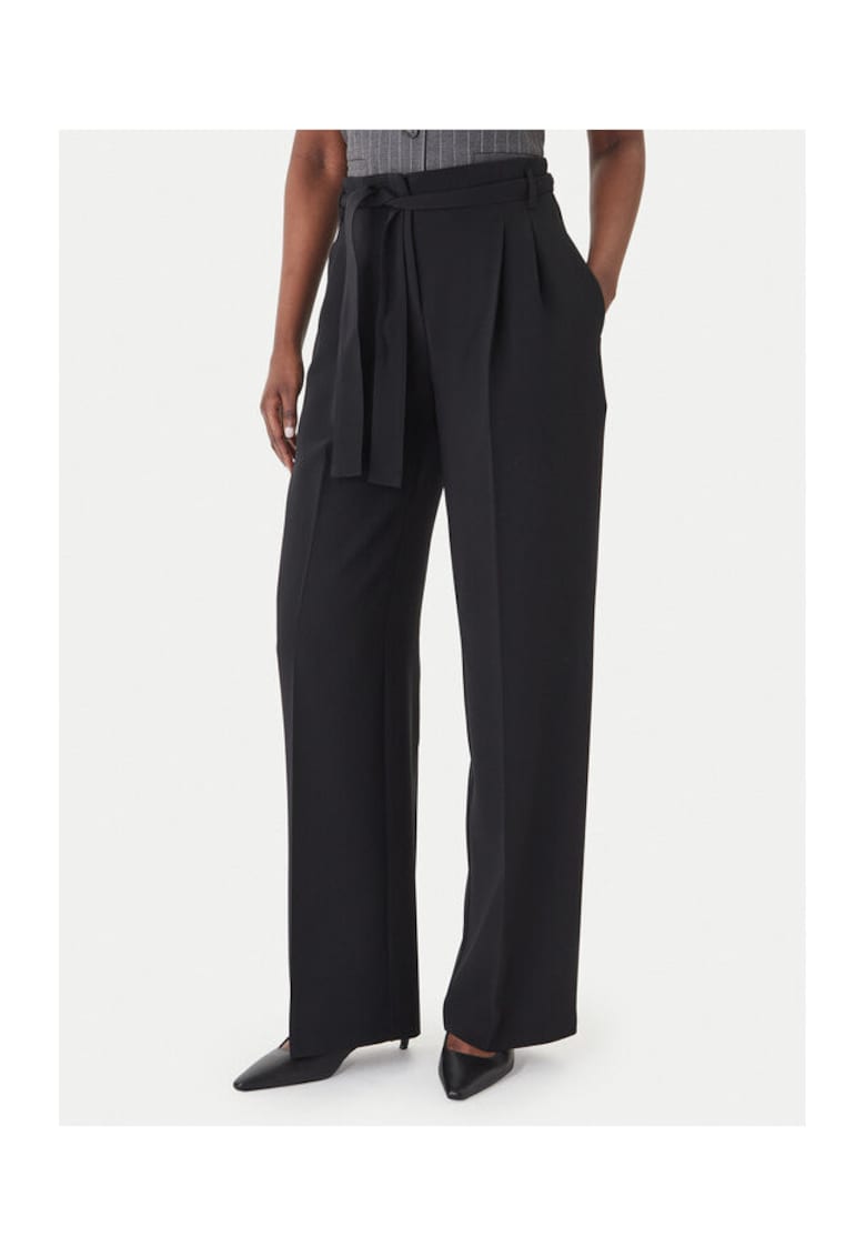 Pantaloni dama -  302898640 - Negru