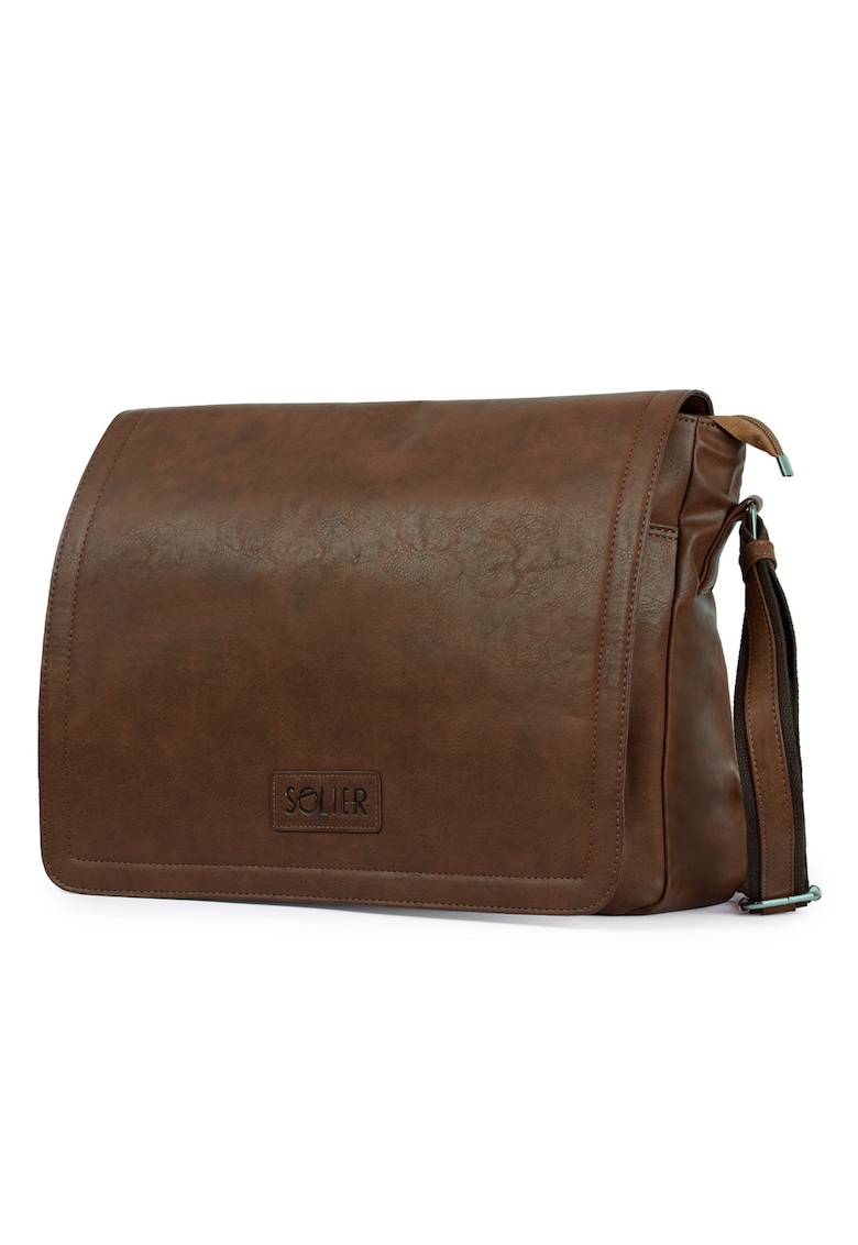Geanta urbana maro vintage de umar pentru barbati  S11