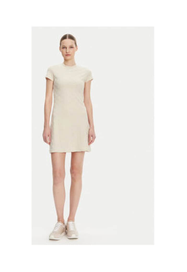 Rochie scurta bodycon cu logo