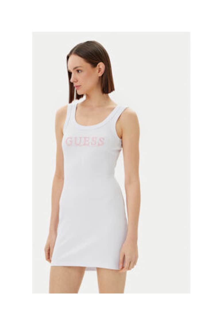 Rochie bodycon cu decolteu rotund -