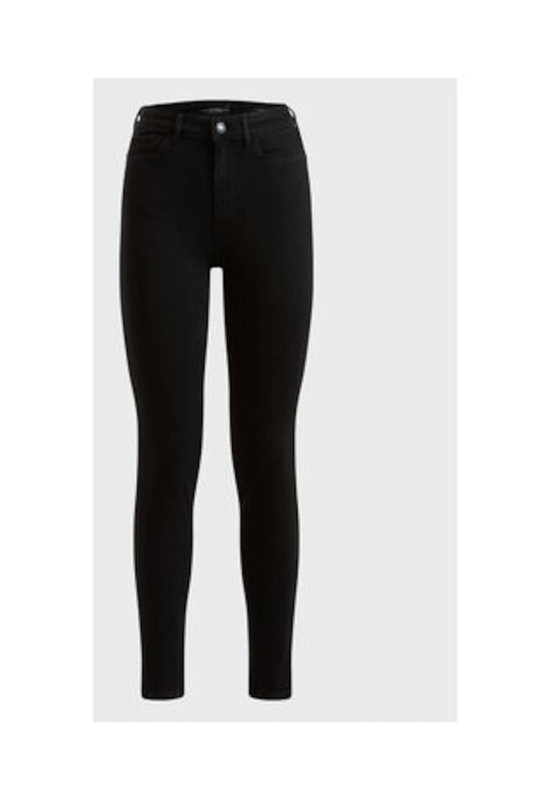 Blugi skinny cu talie inalta 0000300970065