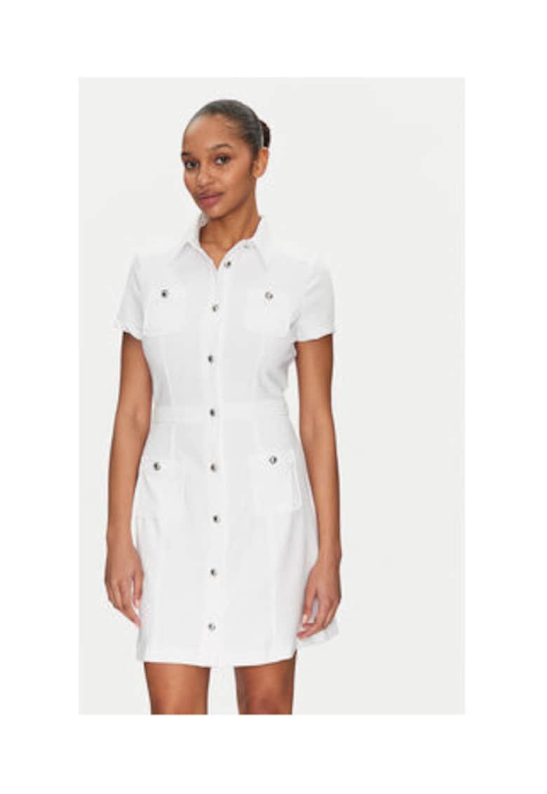 Rochie-camasa cu maneca scurta