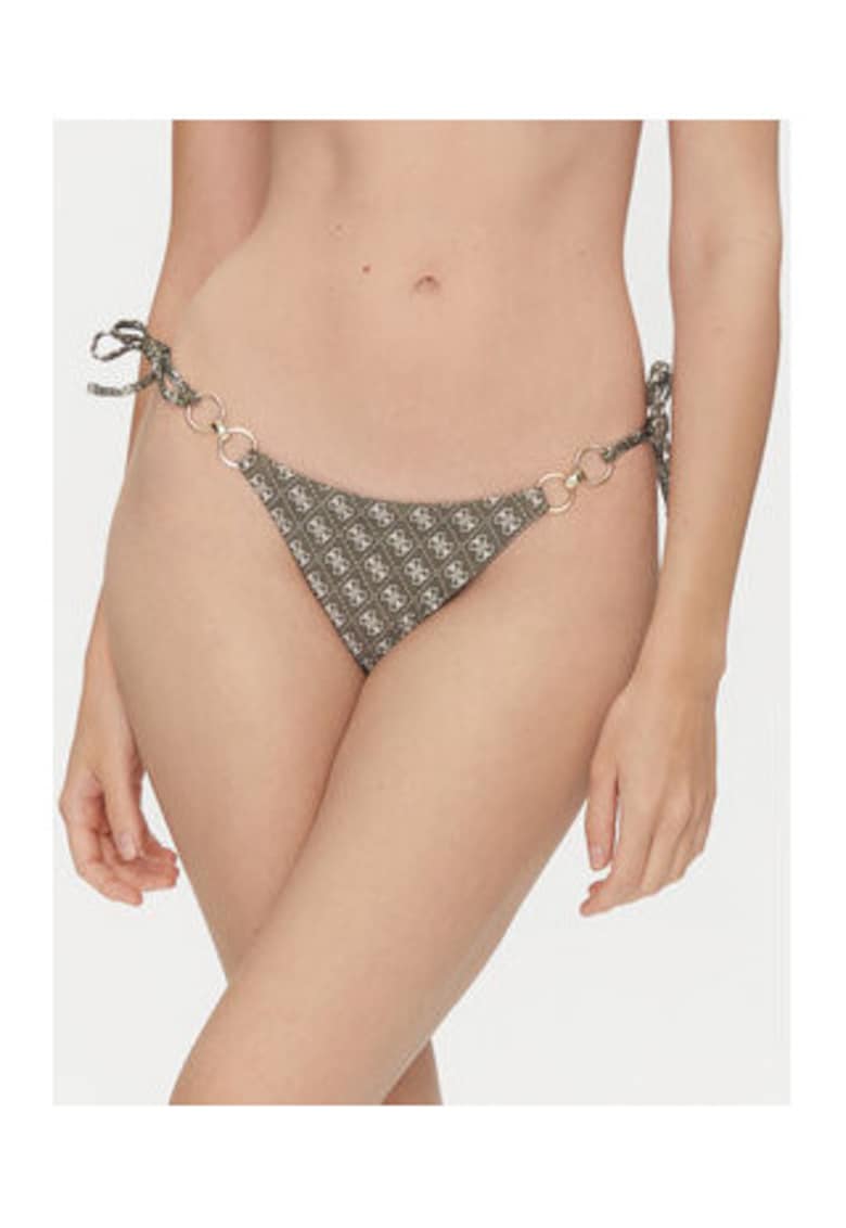 Slip brazilian cu insertii metalice si logo