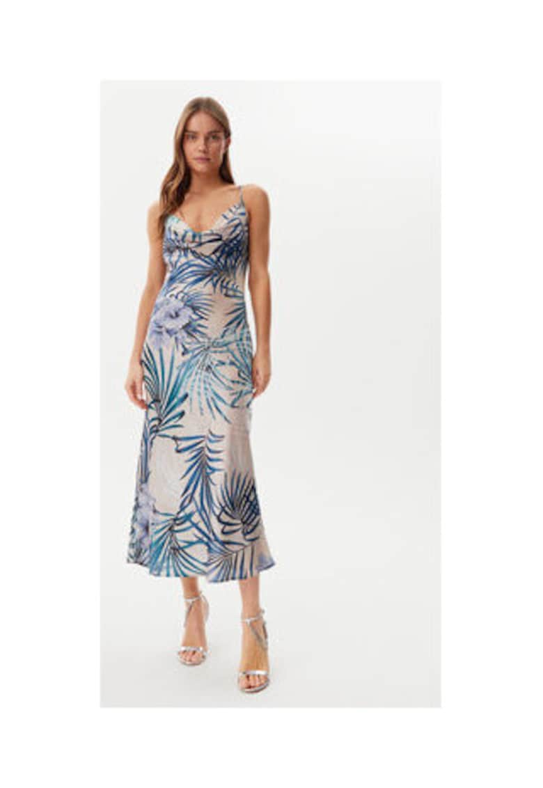 Rochie casual lunga din poliester
