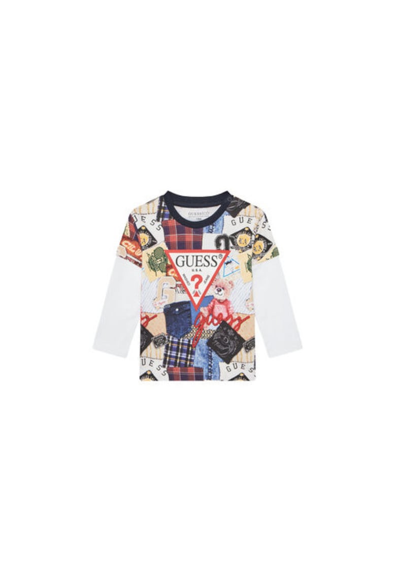 Bluza cu maneci lungi si imprimeu