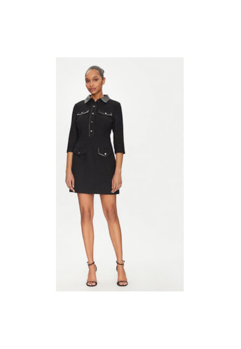 Rochie dama -  305253507 - Poliester/Viscoza - Negru