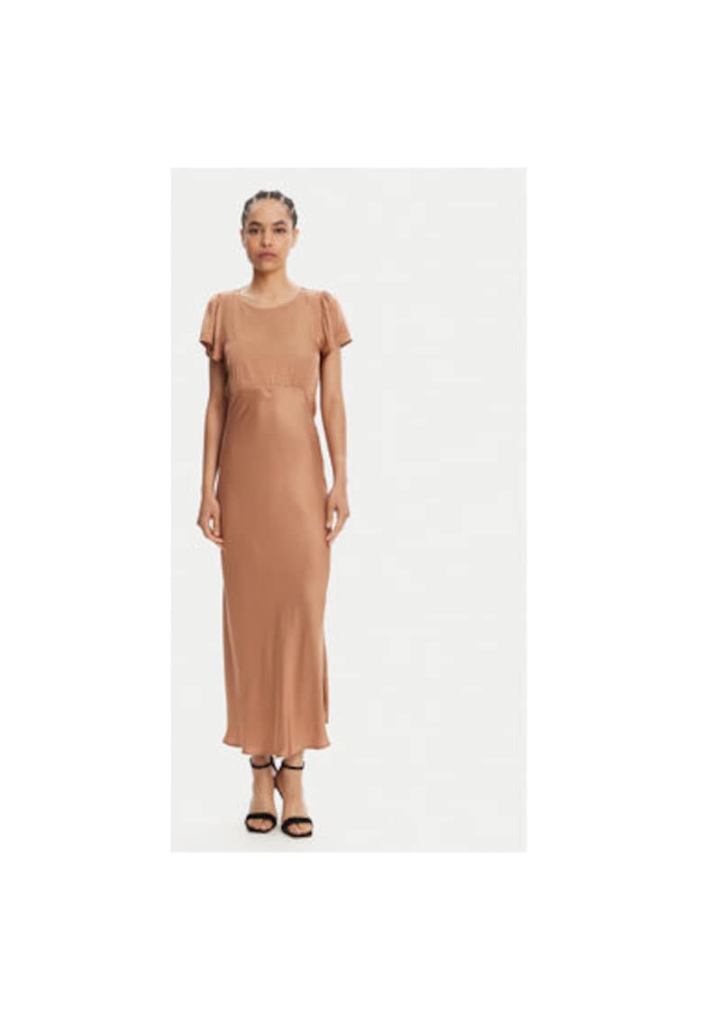 Rochie dama  TD0767 - Viscoza - Maro
