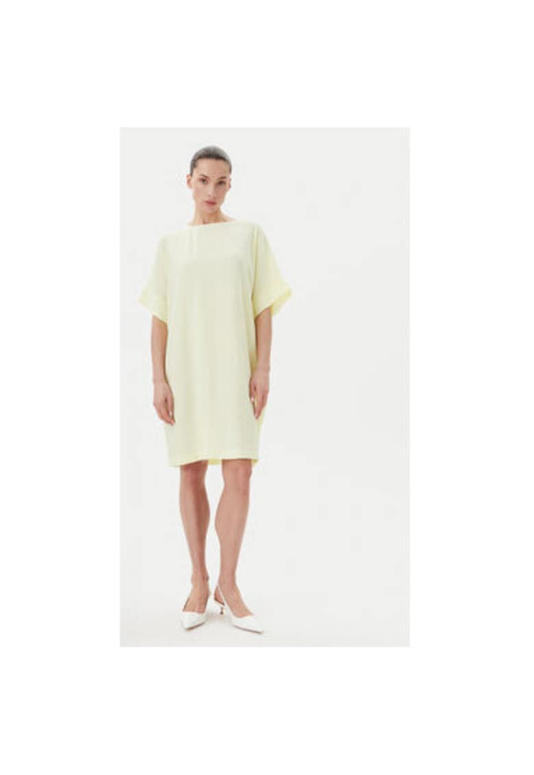 Rochie dama  BBW3477N - Viscoza/Poliamida - Galben