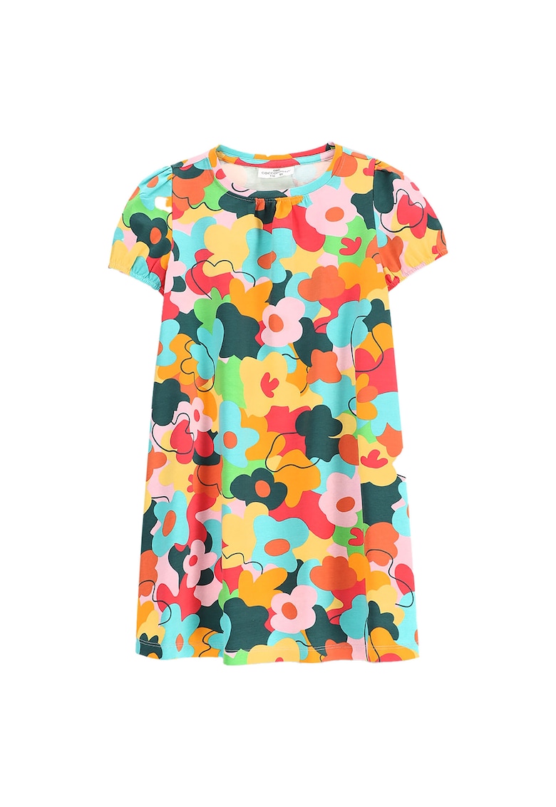 Rochie fete  WC5129201MGK - Bumbac - Multicolor - Multicolor