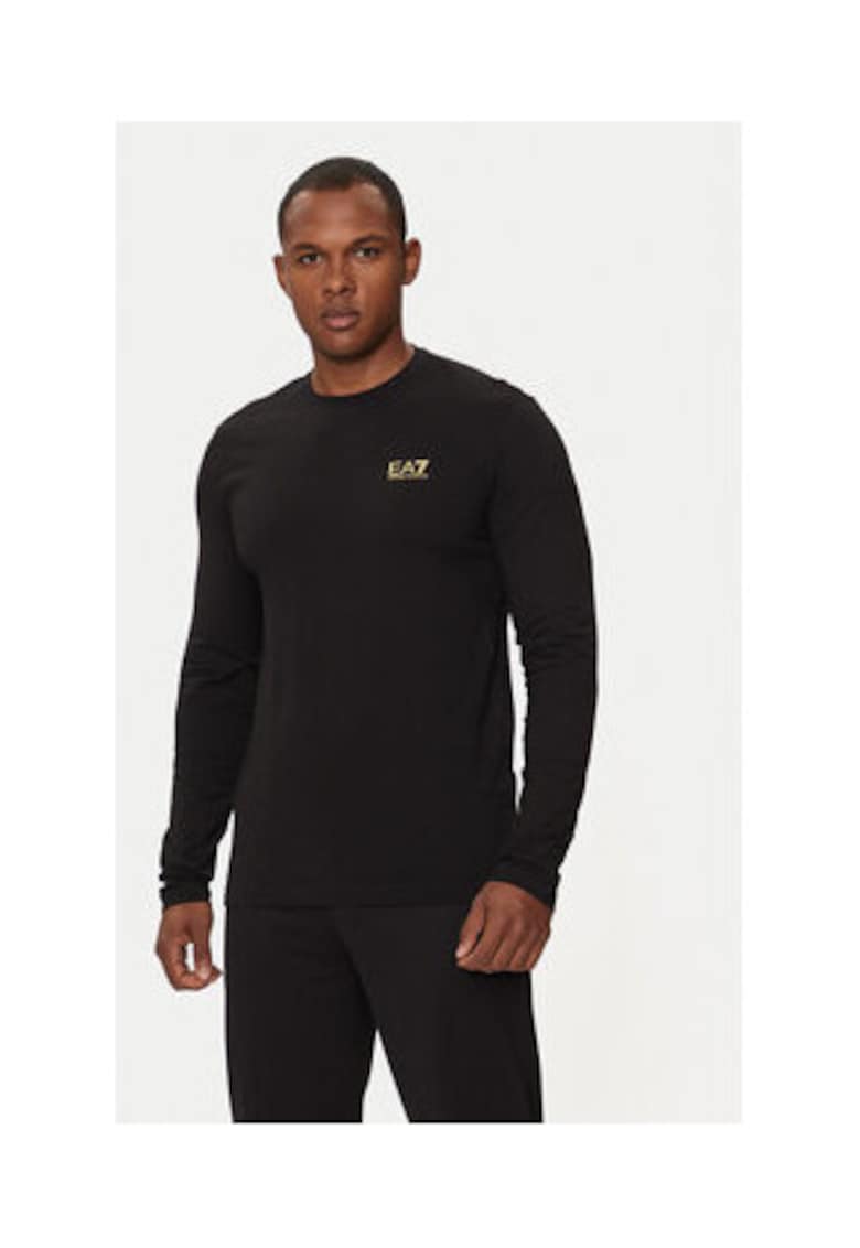 Hanorac barbati - Emporio Armani  negru - bumbac-elastan