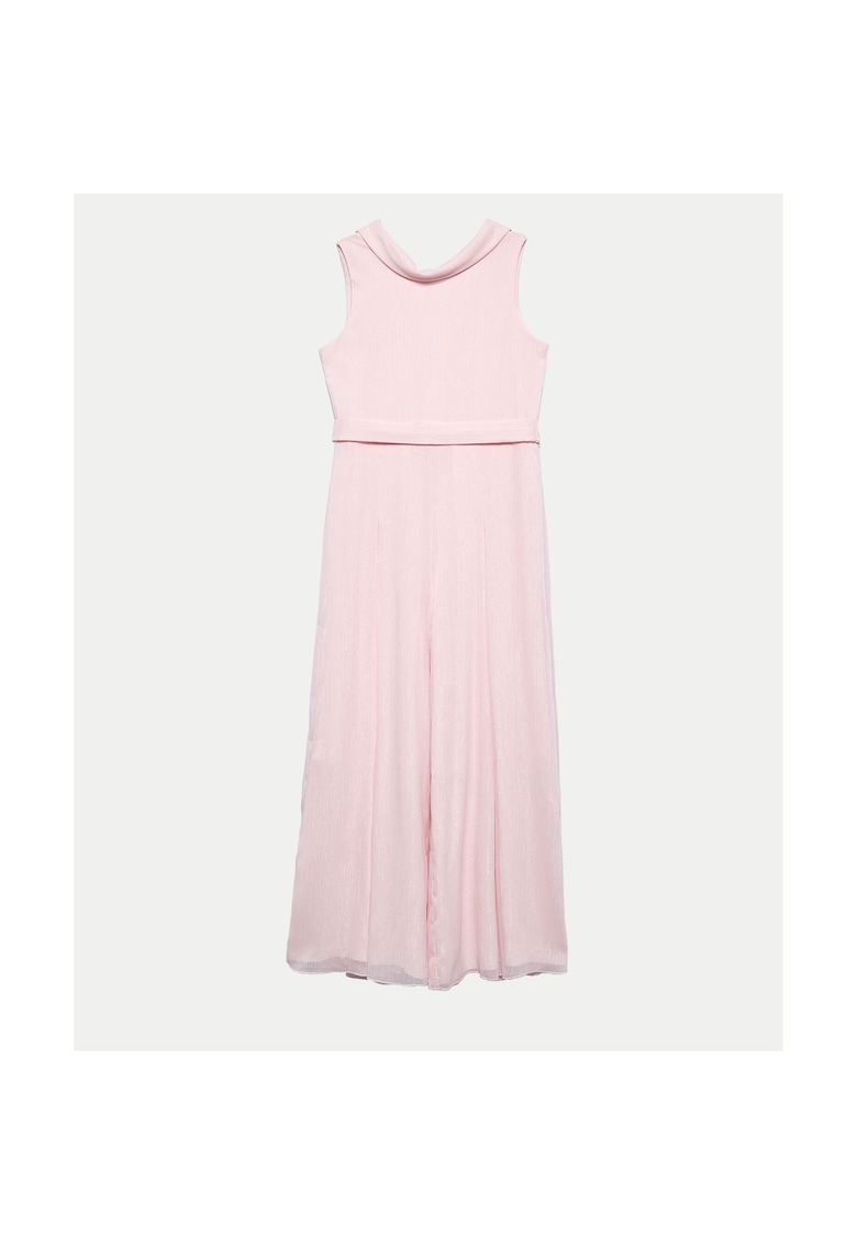 Rochie fete -  10 bujori stralucitori - roz - 100% poliester