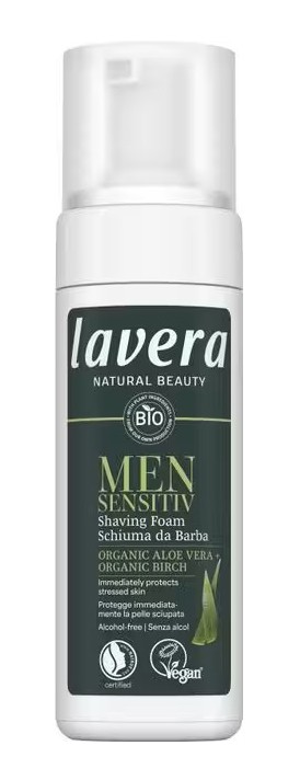 Spuma de ras bio cu aloe vera si mesteacan, 150ml Lavera