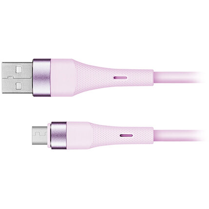 Cablu de date USB - microUSB 1m Purple