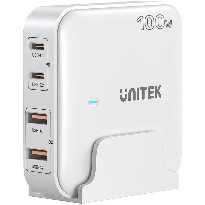 Incarcator P1229AWH01-EU  100W 2x USB-C 2x USB-A Alb