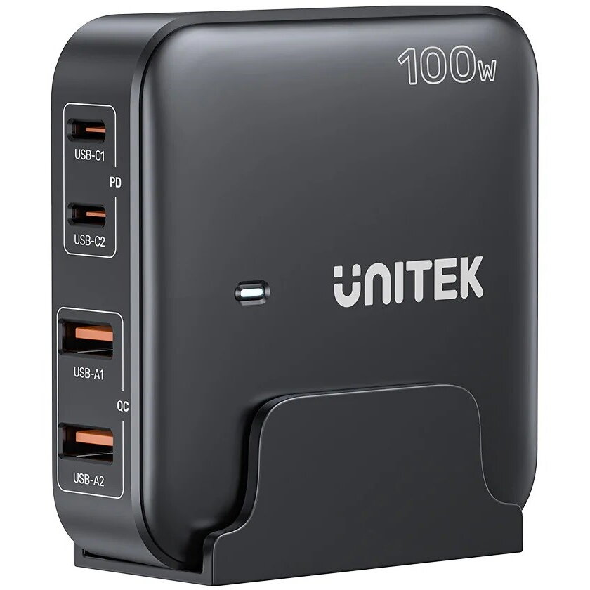 Incarcator P1229ABK01-EU 100W 2x USB-C 2x USB-A Negru