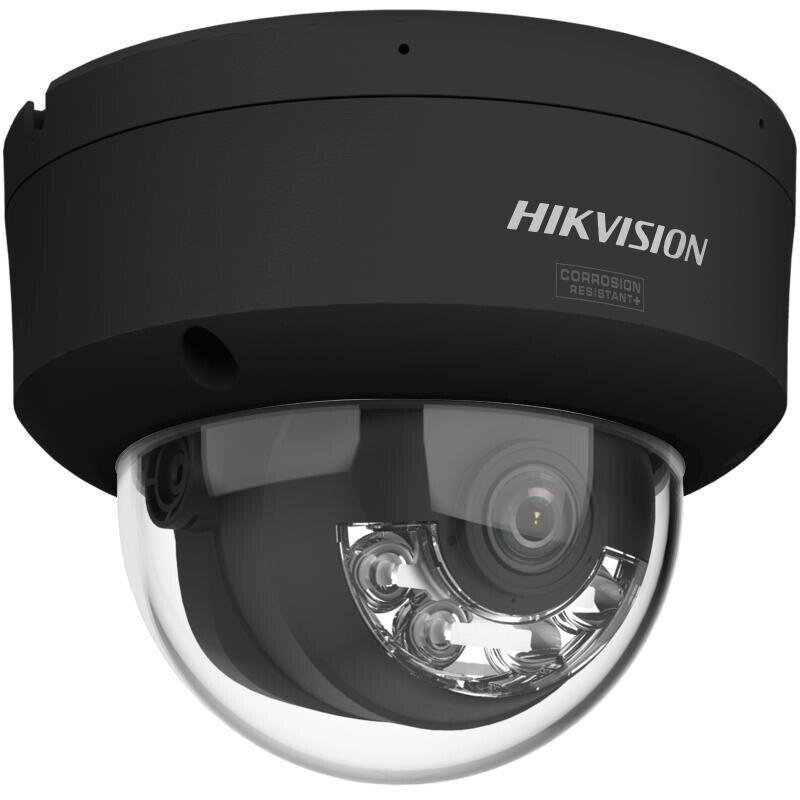 Camera IP ColorVu Hikvision DS-2CD2167G3-LIS2UY/BK, 6MP, lentila 2.8mm, Smart Hybrid Light 30m, alarma, microfon dual, PoE, IP67