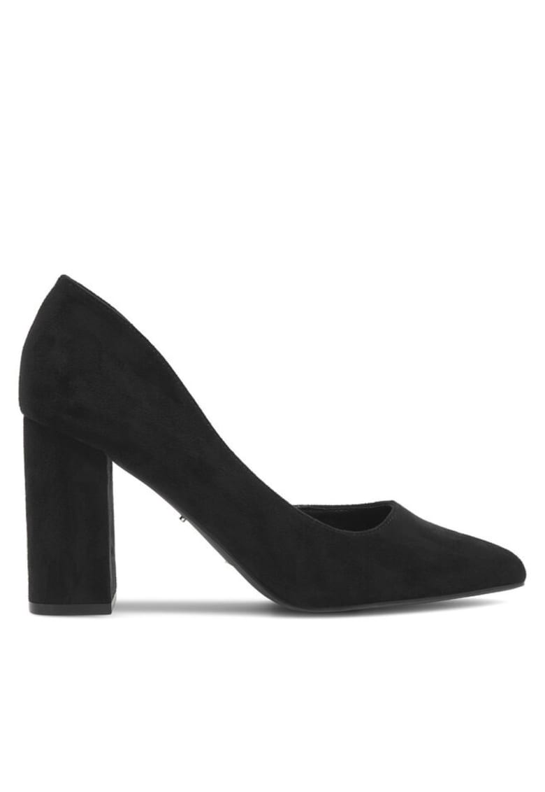 Pantofi dama - 8666 -  Textil - Negru