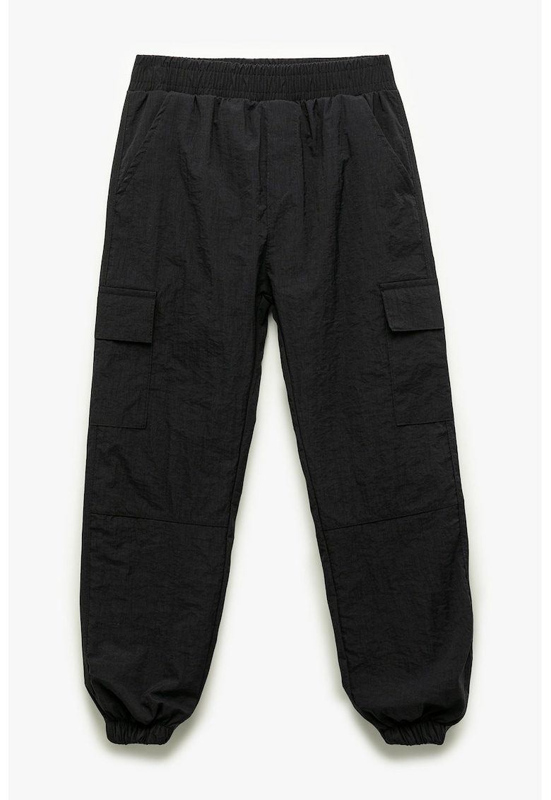 Pantaloni regular fit - Negru