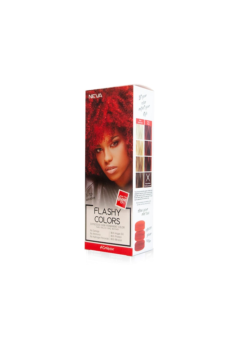 Flashy Colors Crimson - Nuantator semipermanent - roscat intens - 100% vegan -  100 ml