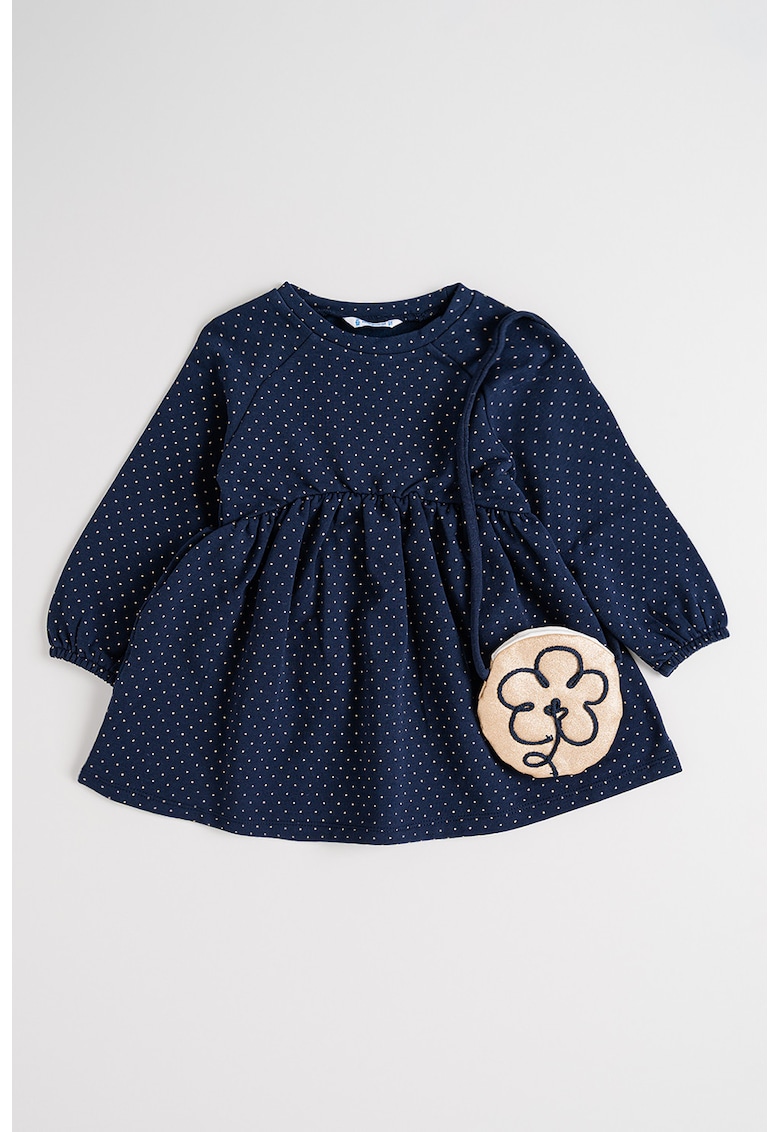 Set de rochie si geanta crossbody - Bleumarin