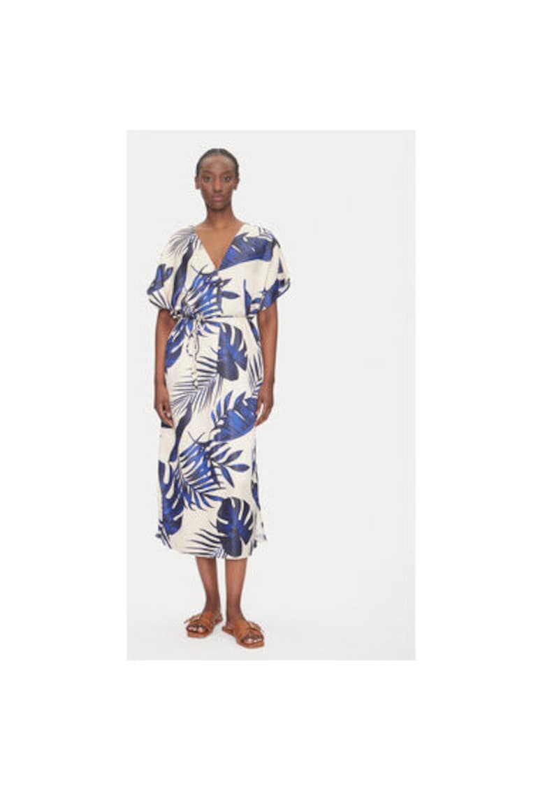 Rochie de vara dama  10327430 - Viscoza/Poliester - Bej