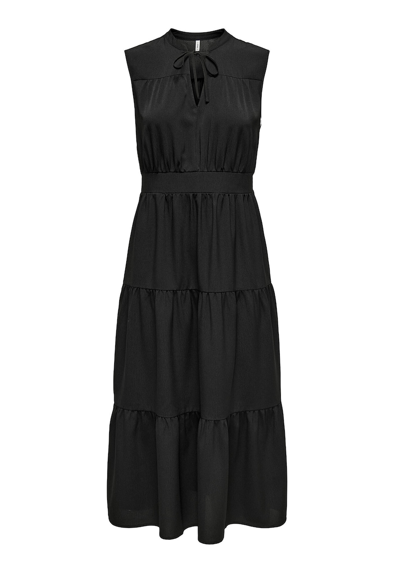 Rochie cu pussy-bow - Negru