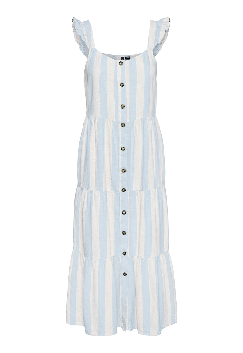 Rochie de vara dama  10322614 - In/Viscoza - Albastru deschis