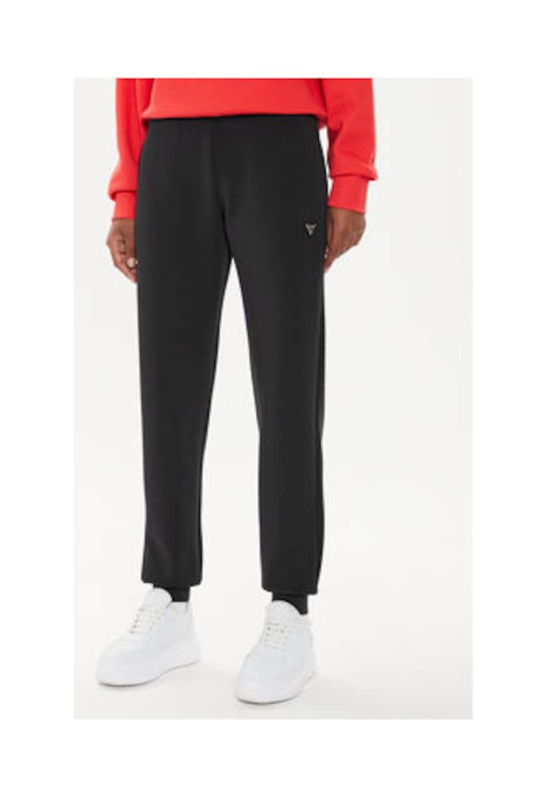 Pantaloni de trening din amestec de modal cu 2 buzunare