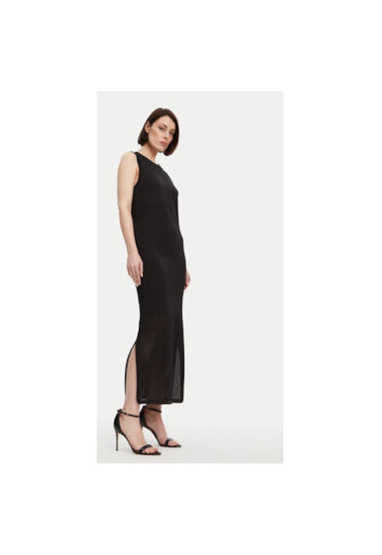 Rochie dama  FJ25SD5007K420Q7 - Viscoza/Nylon - Negru