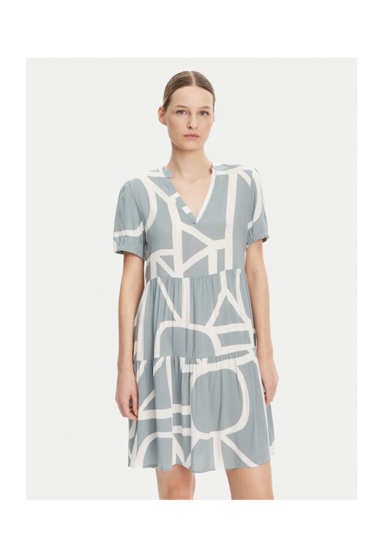 Rochie de vara dama  15222215 - Viscoza - Verde - Verde