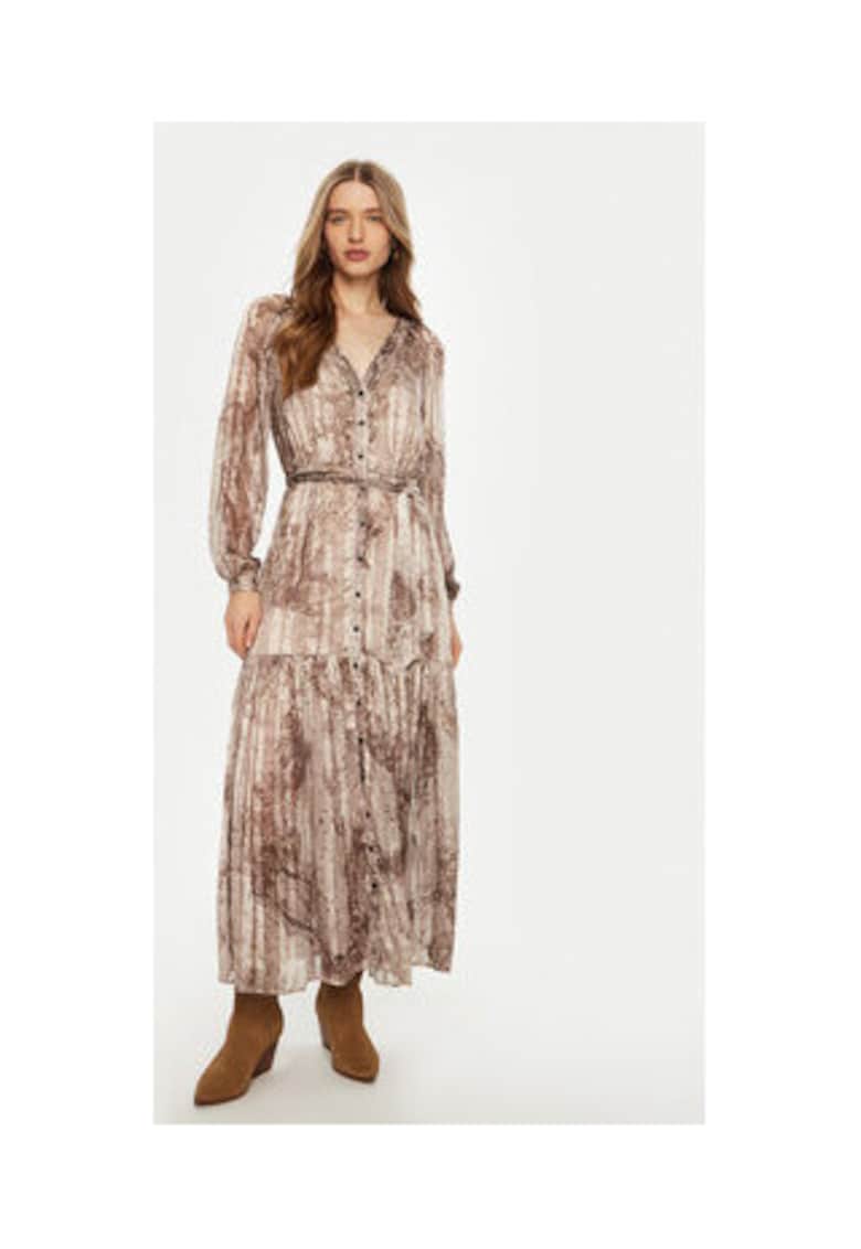 Rochie camasa cu imprimeu abstract