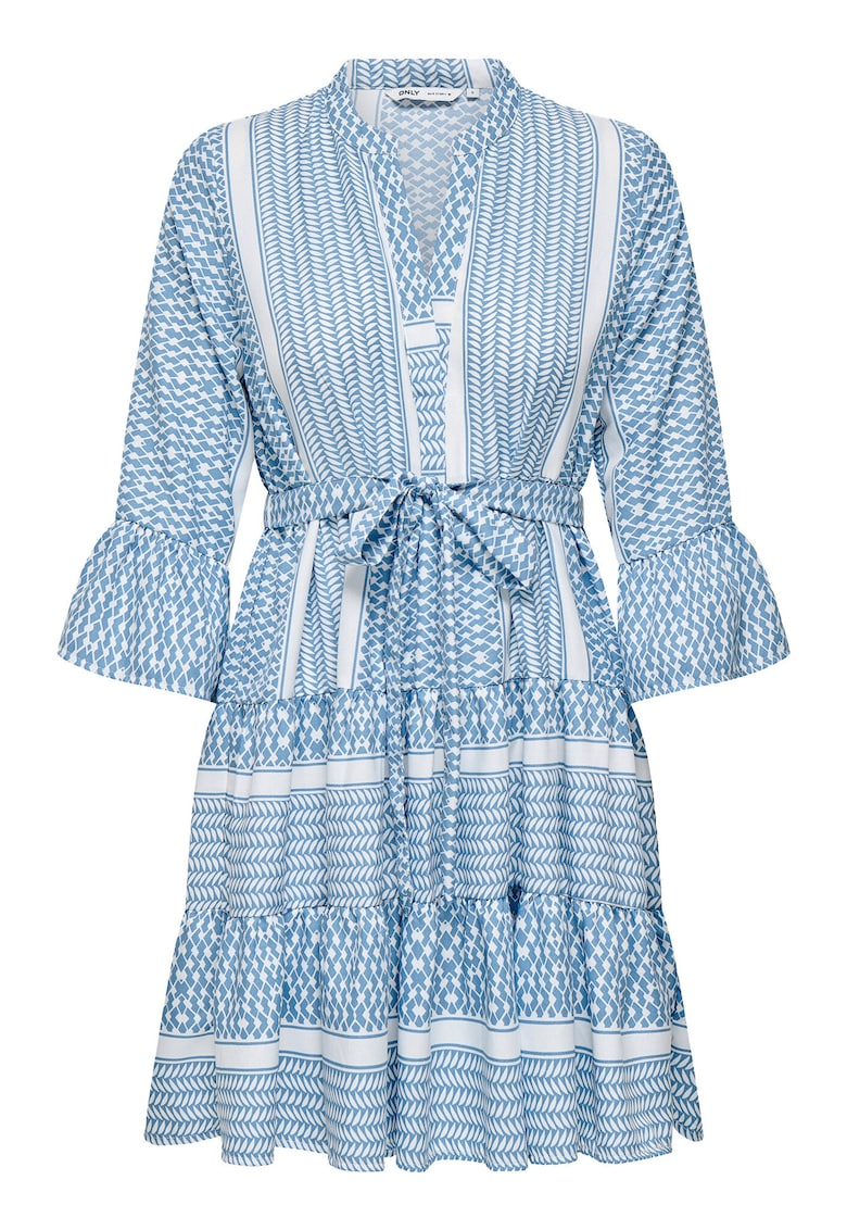 Rochie de vara dama  15219486 - Poliester reciclat - Albastru - Albastru