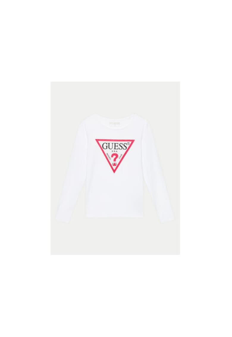 Bluza Cu Maneca Lunga Si Logo Imprimat